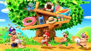 マリオVSルイージVSワリオVSワルイージ！史上最強の4人対戦ミニゲーム！【マリオパーティ スーパースターズ】