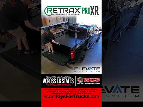 Retrax Pro XR Tonneau Cover + Elevate Rack System - Chevy Silverado LT Trail Boss