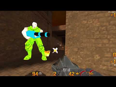 QUAKE 2 | Damiah vs syanid | friendly match on q2rdm2 (2006)