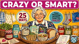 25 Ways Your Grandma Saved Money That Modern Women Think Are Crazy