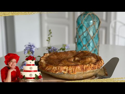 Mango Peach Pie BEST pie ever made 🍰 Cakes with Lorelie