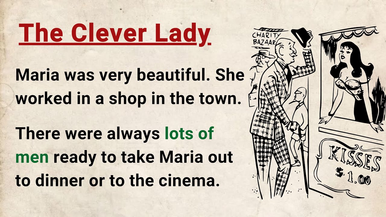 Learn English through Stories Level 3 ⭐ The Clever Lady - Improve your English | English Audiobook