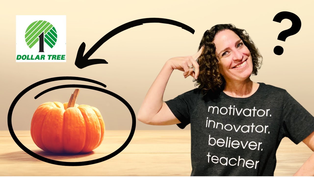 Super Easy Dollar Tree Pumpkin Crafts on a Budget