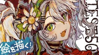 【活動再開目指して】絵を描くよ！！描く。ただただコツコツと。ベンチマークテスト配信 第50回【#鴨見カモミ／CAMOMI Camomi】
