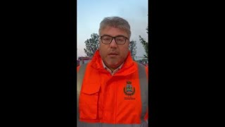 Incendio sul monte Faeta, il sindaco di San Giuliano: evacuato il paese di Asciano