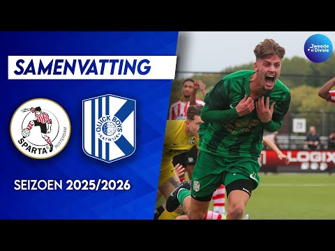Jong Sparta Rotterdam vs. Quick Boys | Second Division 25/26