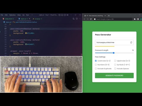 Asmr Programming Javascript Password Generator No Talking