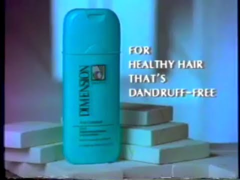 Dimension Multi-V Anti-Dandruff Shampoo launch 35s - Philippines, 1991