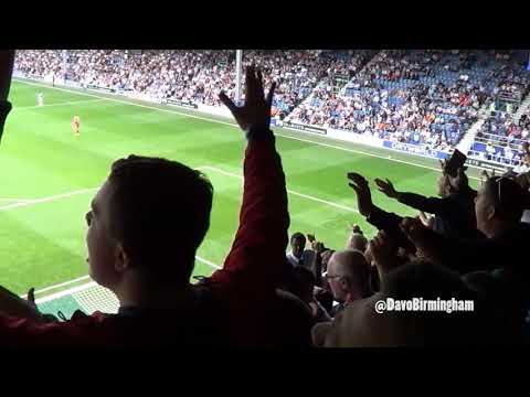 KEEP RIGHT ON: Blues fans at QPR