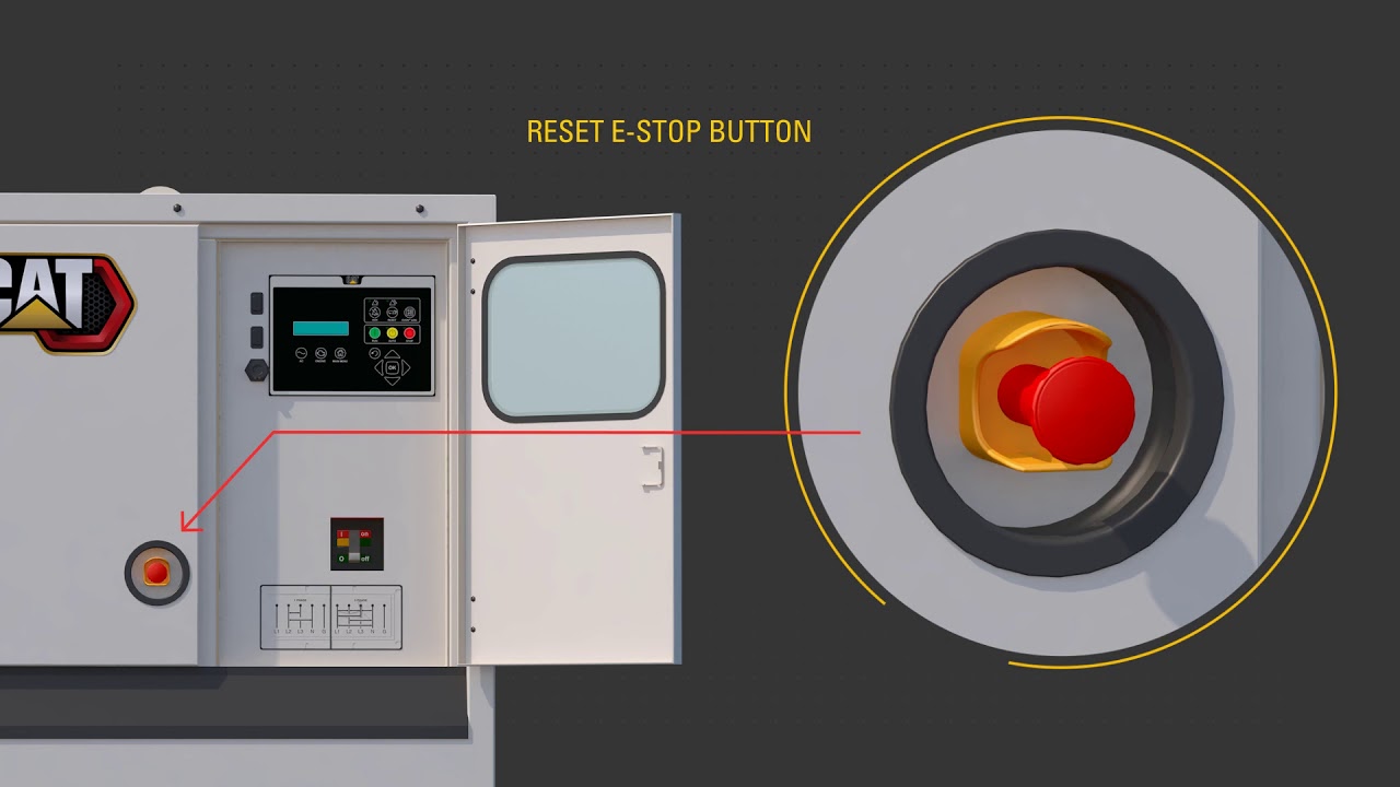 Emergency Stop Your Cat Mobile Generator