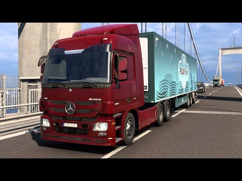 510HP Mercedes Actros High Roof - Fresh Fish Delivered from Gothenburg to Jönköping  #ets2 #ets2mods