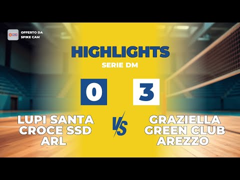 Lupi Santa Croce Ssd Arl vs Graziella Green Club Arezzo | 0-3 | Highlights | Serie DM