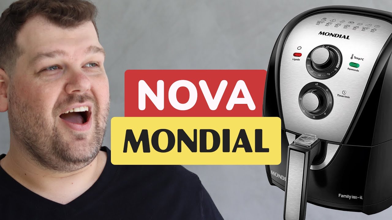 NOVA Fritadeira Air fryer Mondial Family 4 litros é Boa?