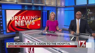 1 taken to hospital after shooting in Chapel Hill Monday night