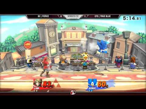Smash 4 Versus Weekly 11/12/15 - Winners R2 - Fierce (Link) vs True Blue (Sonic)
