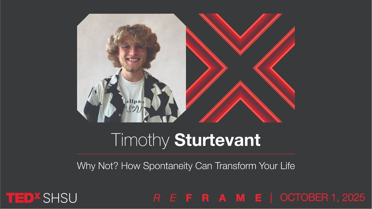 How spontaneity can transform your life | Timothy Sturtevant | TEDxSHSU