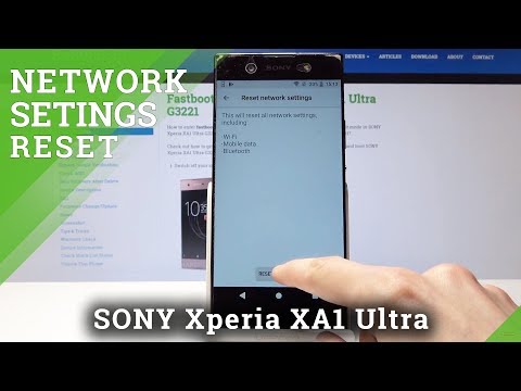 How to Reset Network Settings in SONY Xperia XA1 - Restore Network Configuration