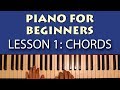 Piano Lessons For Beginners Part 1 Getting Started Learn Some Simple Chords