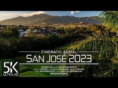 【5K】🇨🇷 San Jose from Above 🔥 Capital of COSTA RICA 2023 🔥 Cinematic Wolf Aerial™ Drone Film
