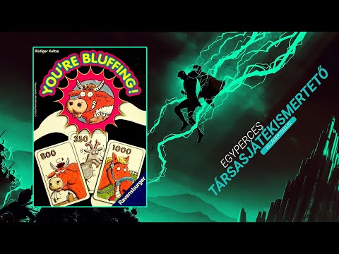 #303. You're Bluffing! | Egyperces társasjátékismertető - Game-Obscura