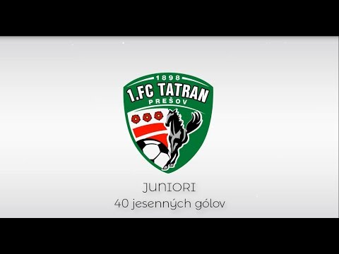 1. FC Tatran Prešov - Juniori a ich 40 jesenných gólov