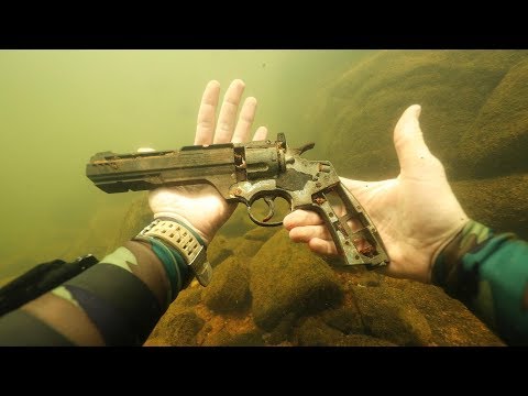 Found Gun Underwater in River While Scuba Diving! (WRBL News Interview)