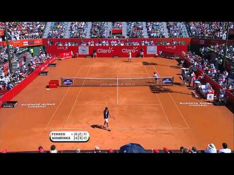 David Ferrer vs Stanislas Wawrinka Copa Claro ATP 250 Tennis Series [Final 24/2/13]