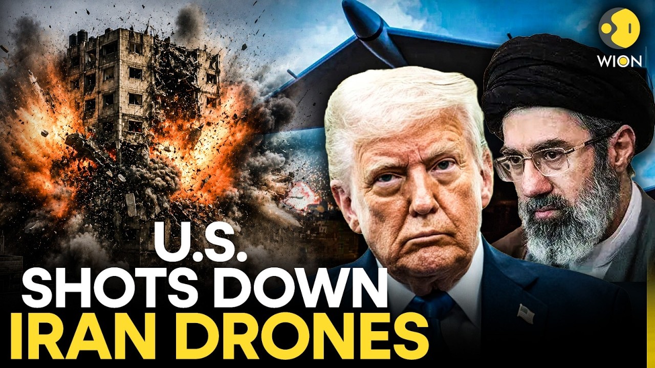 US-Iran War: US Shoots Down 2 Iranian Drones Targeting Hormuz Shipping | WION