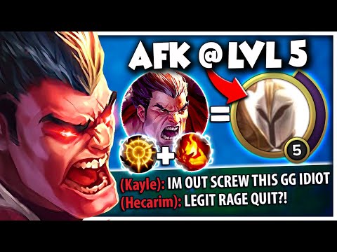 I found a NEW DARIUS cheese STRATEGY...it makes ANYONE RAGE QUIT @ LVL 5 🤣