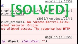 CORS access control allow origin [SOLVED]