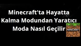 Minecraft'ta Hayatta Kalma Modundan Yaratıcı Moda Nasıl Geçilir - Java ve Bedroc