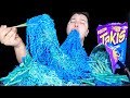 *BIG BITES* Fire Hot *TAKIS FUEGO* Flamin' Hot *EXTREME BLUE HEAT* Spicy Ramen Noodles • MUKBANG