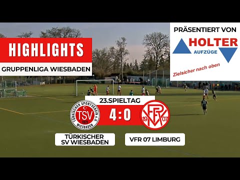 Türkischer SV Wiesbaden - VfR 07 Limburg 4:0 | Gruppenliga Wiesbaden | 23.Spieltag