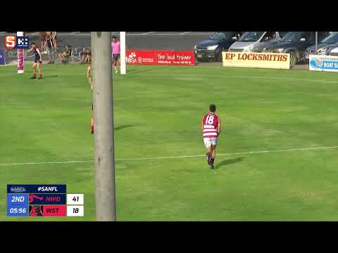 Rd 4 SANFL Snapshot - West's Jono Beech nails a goal in his 200th game