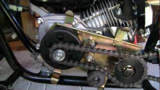 Baja Warrior  Mini Bike Clutch To Torque Converter Conversion