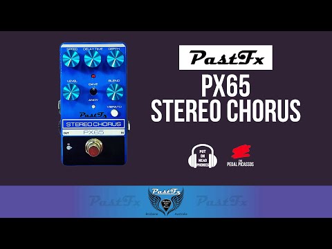 Immagine PastFX PX65 Stereo Chorus Pedal Blue (Very Good Condition) - 7