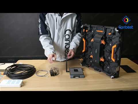 How to connect the hardware between screen and Novastar TB box