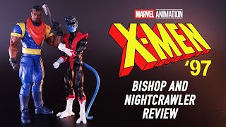 Marvel Legends X-Men '97 Bishop & Nightcrawler Action Figure Review | X-Men The Animated Series