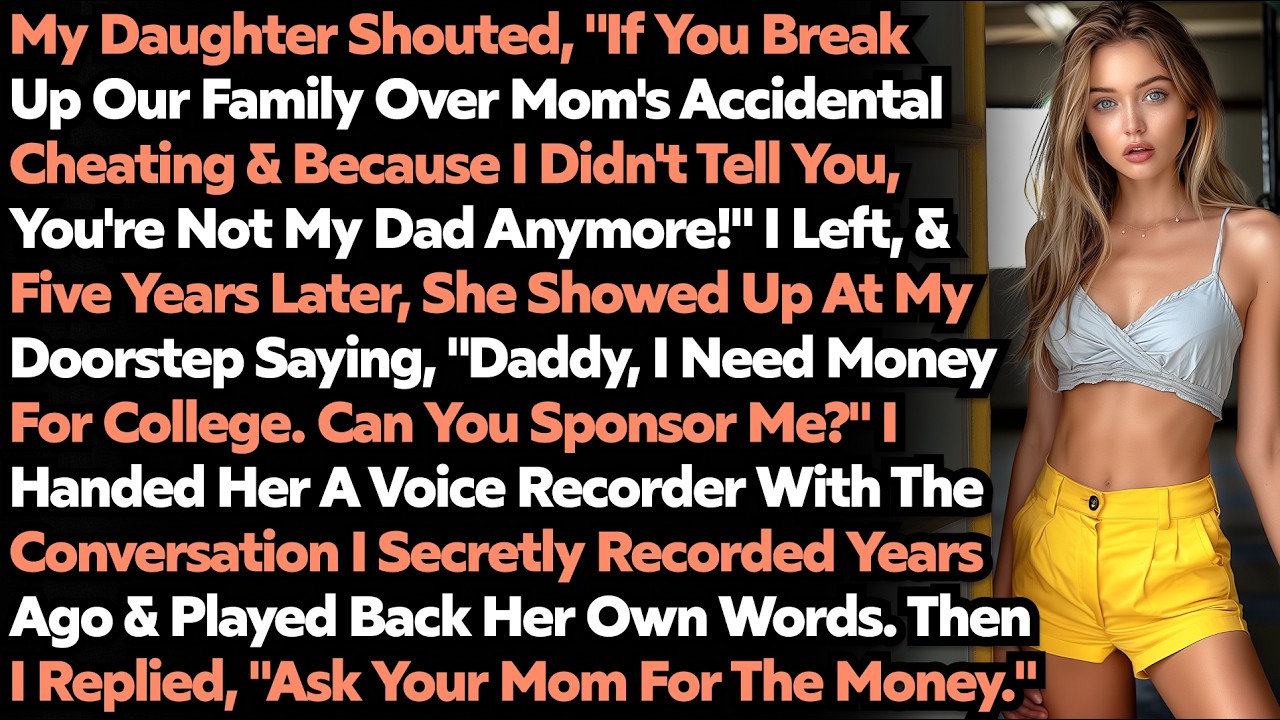 Daughter Cover My Wife's Cheating. I Divorced My Wife & Remove Daughter From My Will. Audio Story