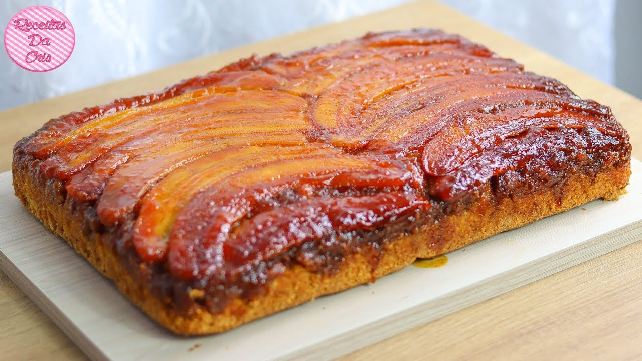 BOLO DE BANANA BANANUDO COM MUITO CARAMELO | RECEITAS DA CRIS