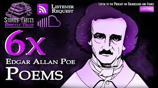 Six Edgar Allan Poe Poems | Poetry of Poe with Stories Fables Ghostly Tales