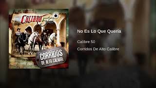 Calibre 50. No es lo que quería
