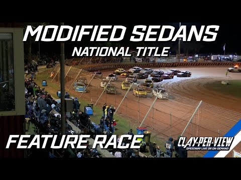 Modified Sedans | National Title - Albany - 9th Apr 2023 | Clay-Per-View Highlights