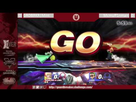 Smash 4: X-Over - GRDBRKR | MINT (Rosalina) vs Mcmuff1nman (Gannondorf, Luigi)