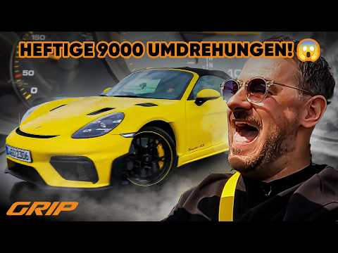 🚨EXKLUSIV🚨 Porsche 718 Spyder RS checked by Rennfahrer Jan-Erik Slooten 🏎️👌 | GRIP