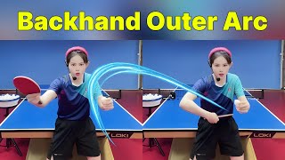 Stop Pushing, Start Whipping! | The 'Outer Arc' Secret That Unlocks Your Backhand (Loop, Flick, Rip)