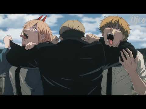 kishibe vs denji and power amv