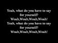 Say Anything- Admit It!!! Lyrics vid 