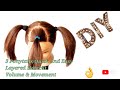 DIY Quick Easy Layered Haircut At Home ️