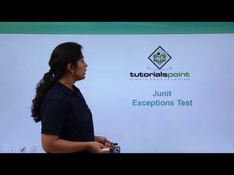 Testing For Exceptions Junit Tutorial